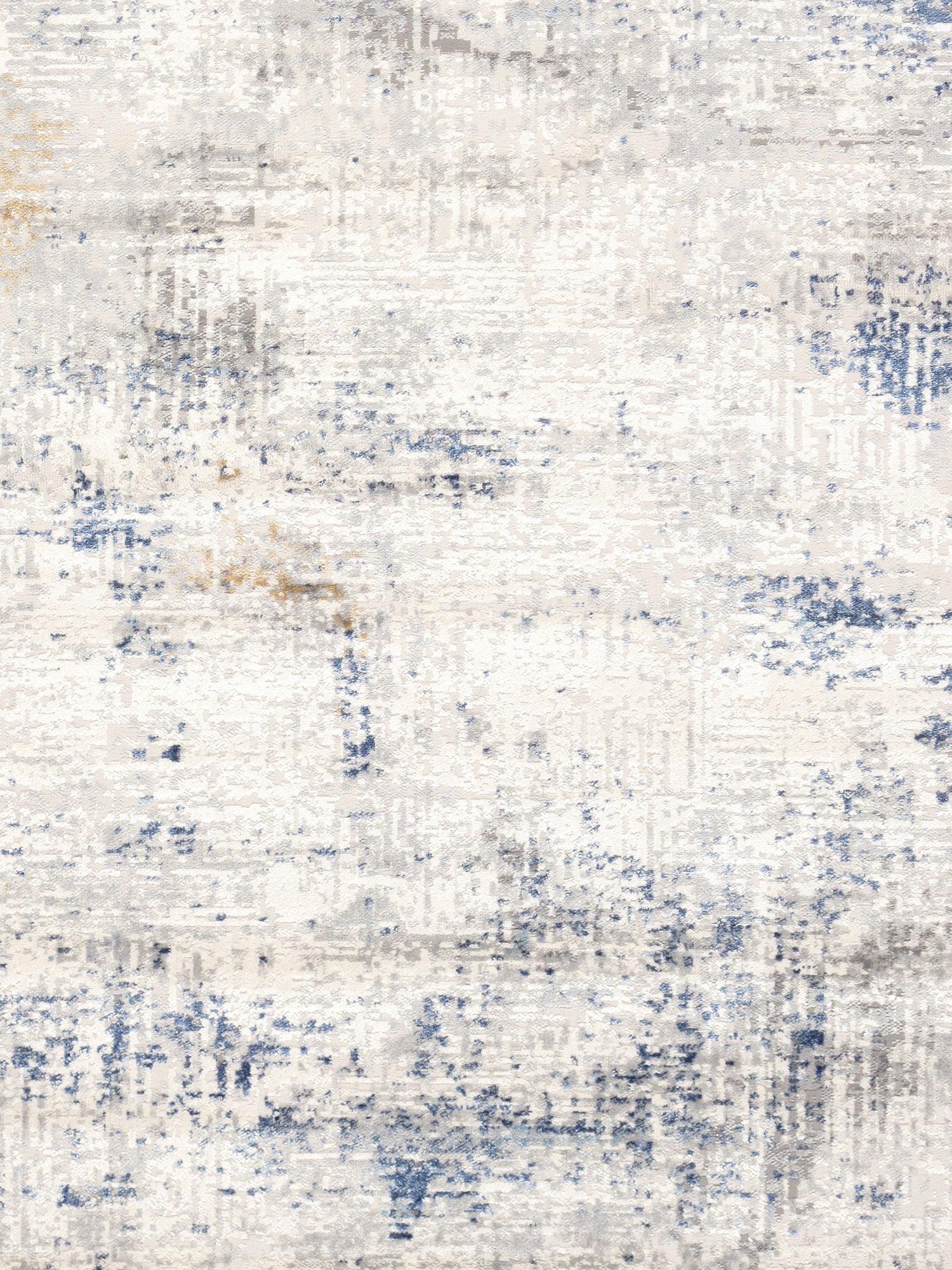 Canvello Light Grey Fabric Area Rug- 2' X 3'