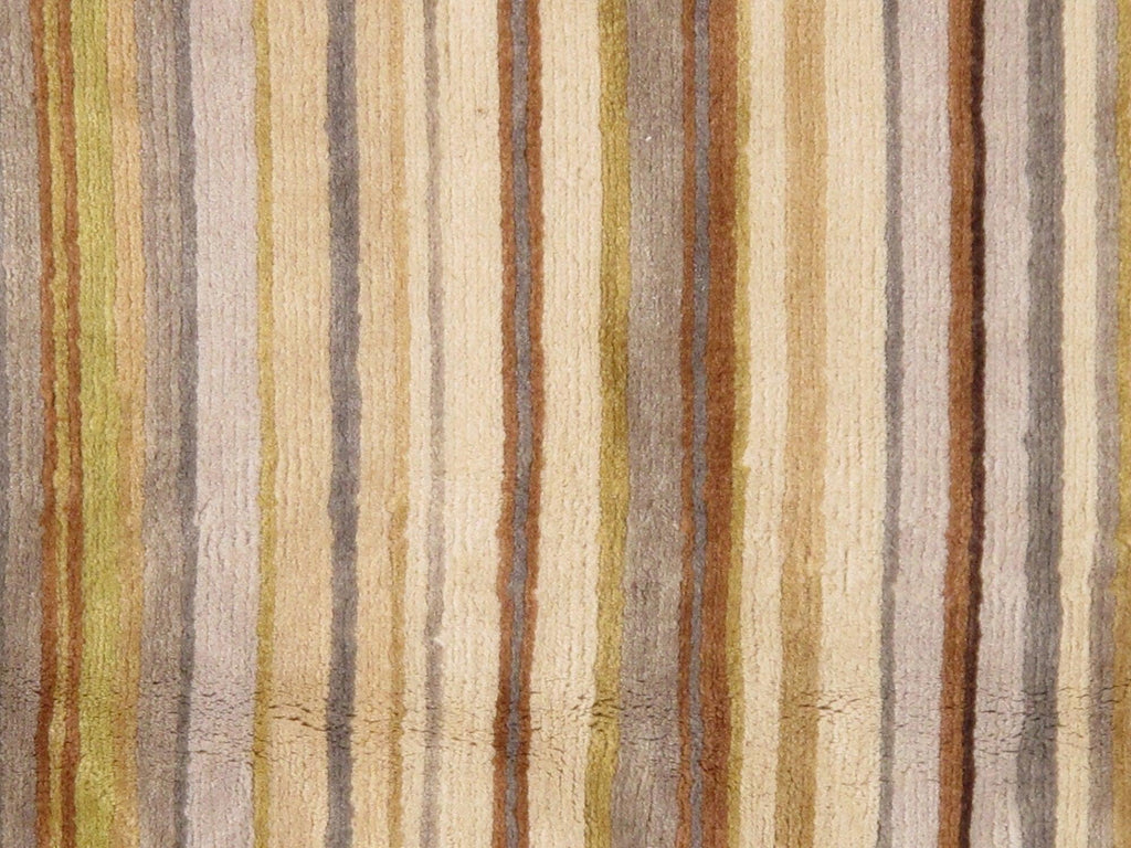 Canvello Modern Collection Hand-Knotted Lamb's Wool Area Rug- 5' X 7'11"
