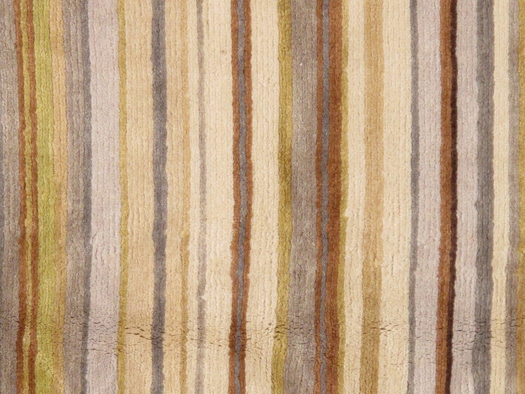 Canvello Modern Collection Hand-Knotted Lamb's Wool Area Rug- 5' X 7'11"