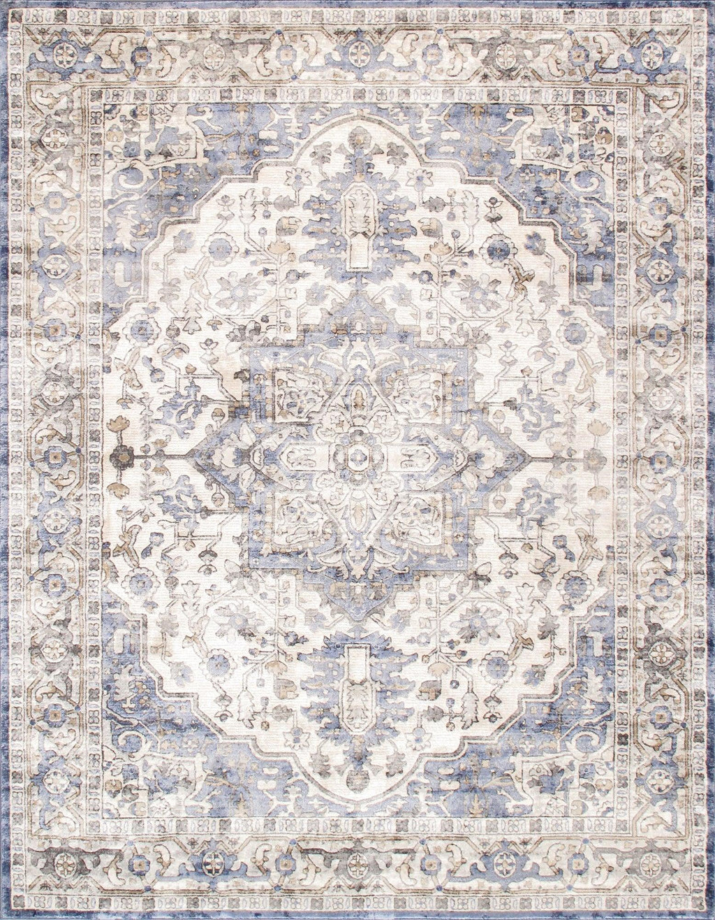 Canvello Modern Design Power Loom Area Rug- 10' X 14'