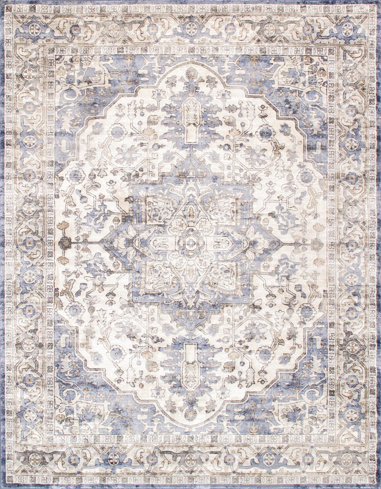 Canvello Modern Design Power Loom Area Rug- 10' X 14'