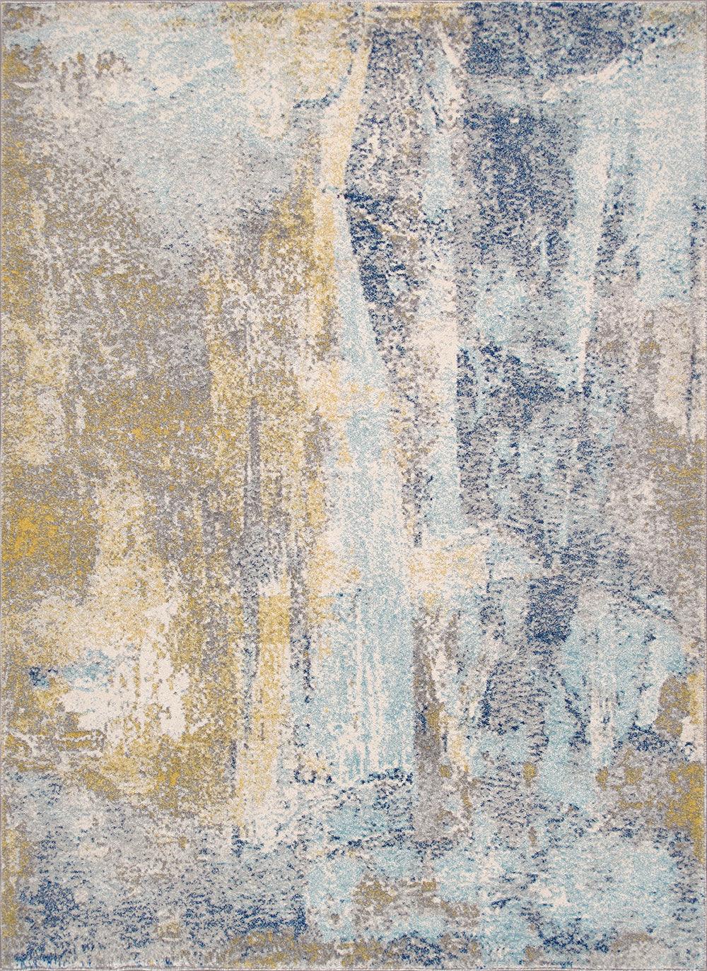 Canvello Modern Design Power Loom Area Rug- 6' X 6'