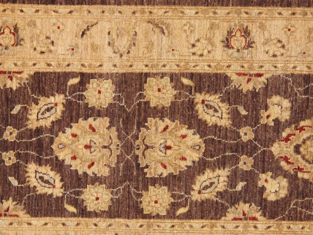 Canvello Sultanabad Hand-Knotted Lamb's Wool Runner- 2'6" X 10'2"