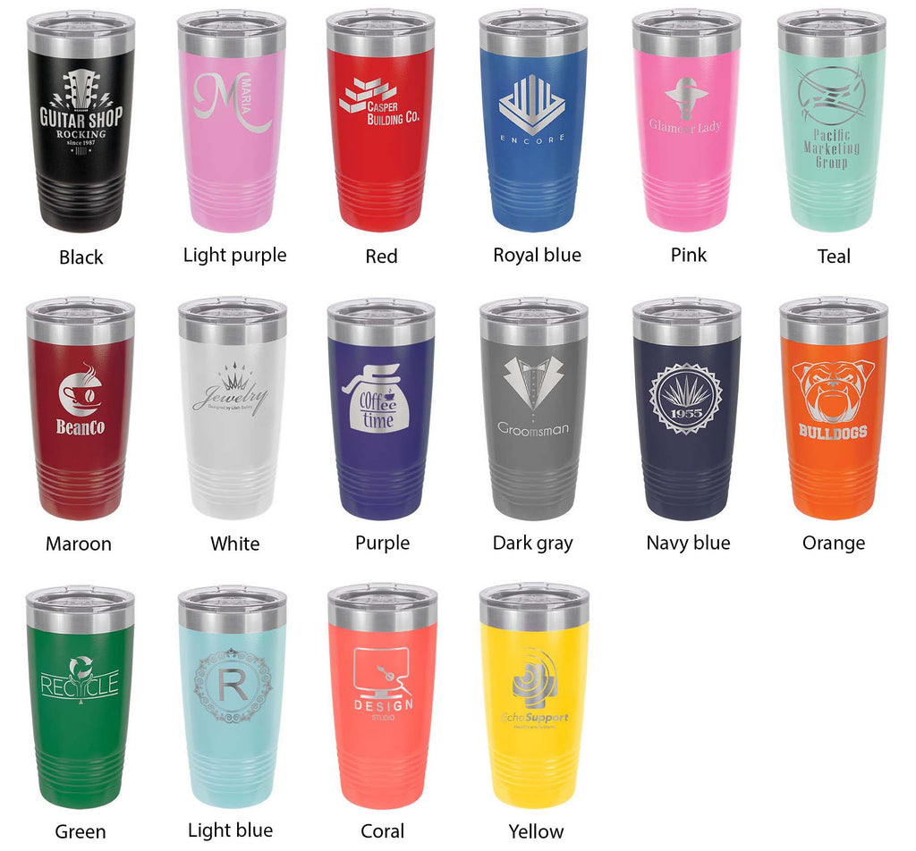 Maidstone Lake Map Tumbler Travel Mug Insulated Laser Engraved Coffee Cup Vermont 20 oz