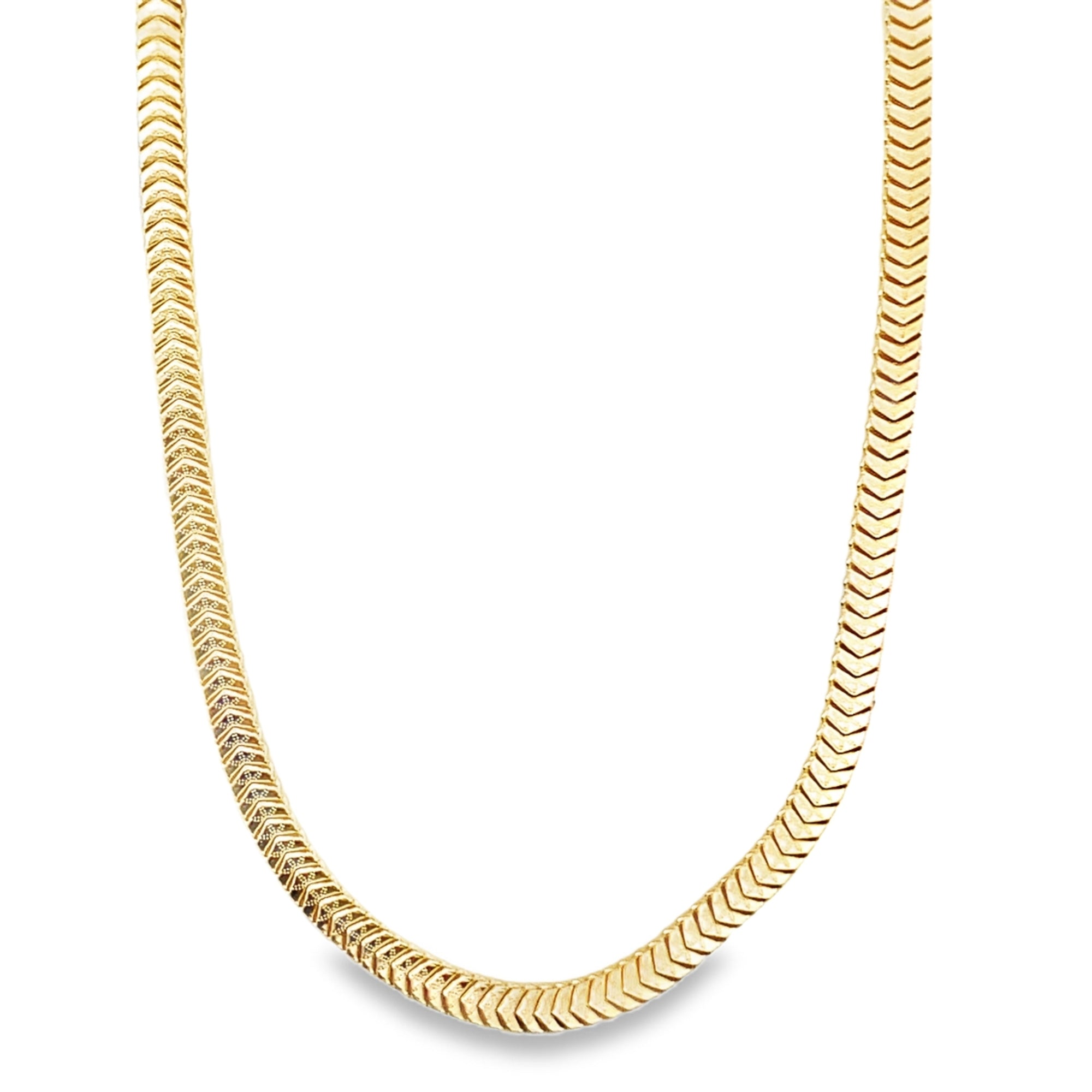 Snake Chevron Designed Chain (F236B/I501)