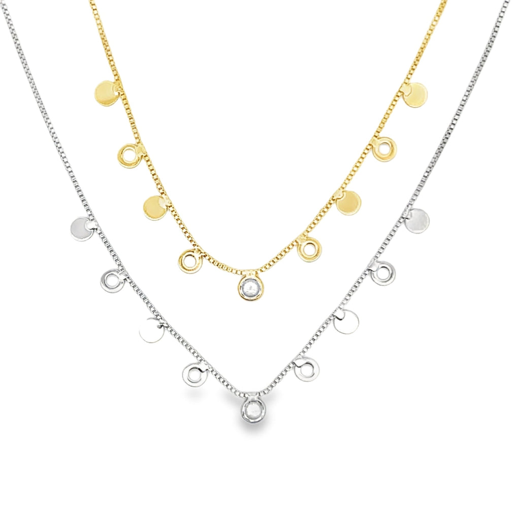 CZ Dangle Cable Chain-1