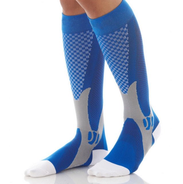 Compression stockings Running basketball football socks Nylon Anti-swelling stretch Outdoor sports compression socks