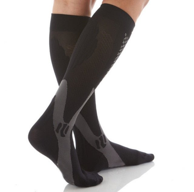 Compression stockings Running basketball football socks Nylon Anti-swelling stretch Outdoor sports compression socks