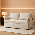 Convertible King Sofa Bed with USB Charging and Pockets