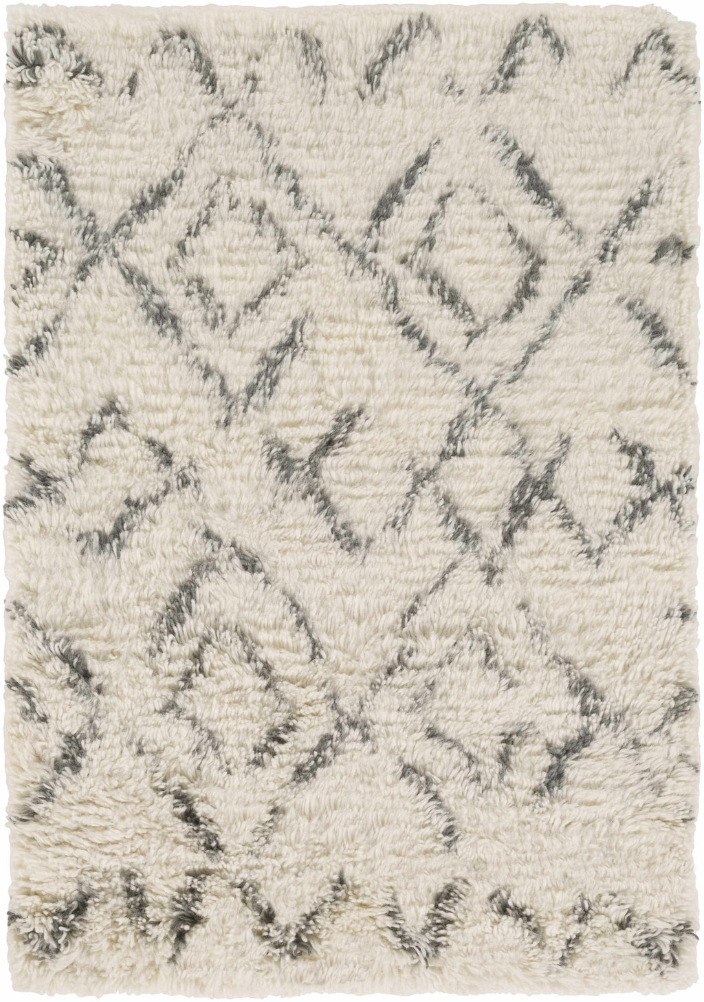 Cotgrave 2x3 Cream Trellis Small Wool Rug - Clearance