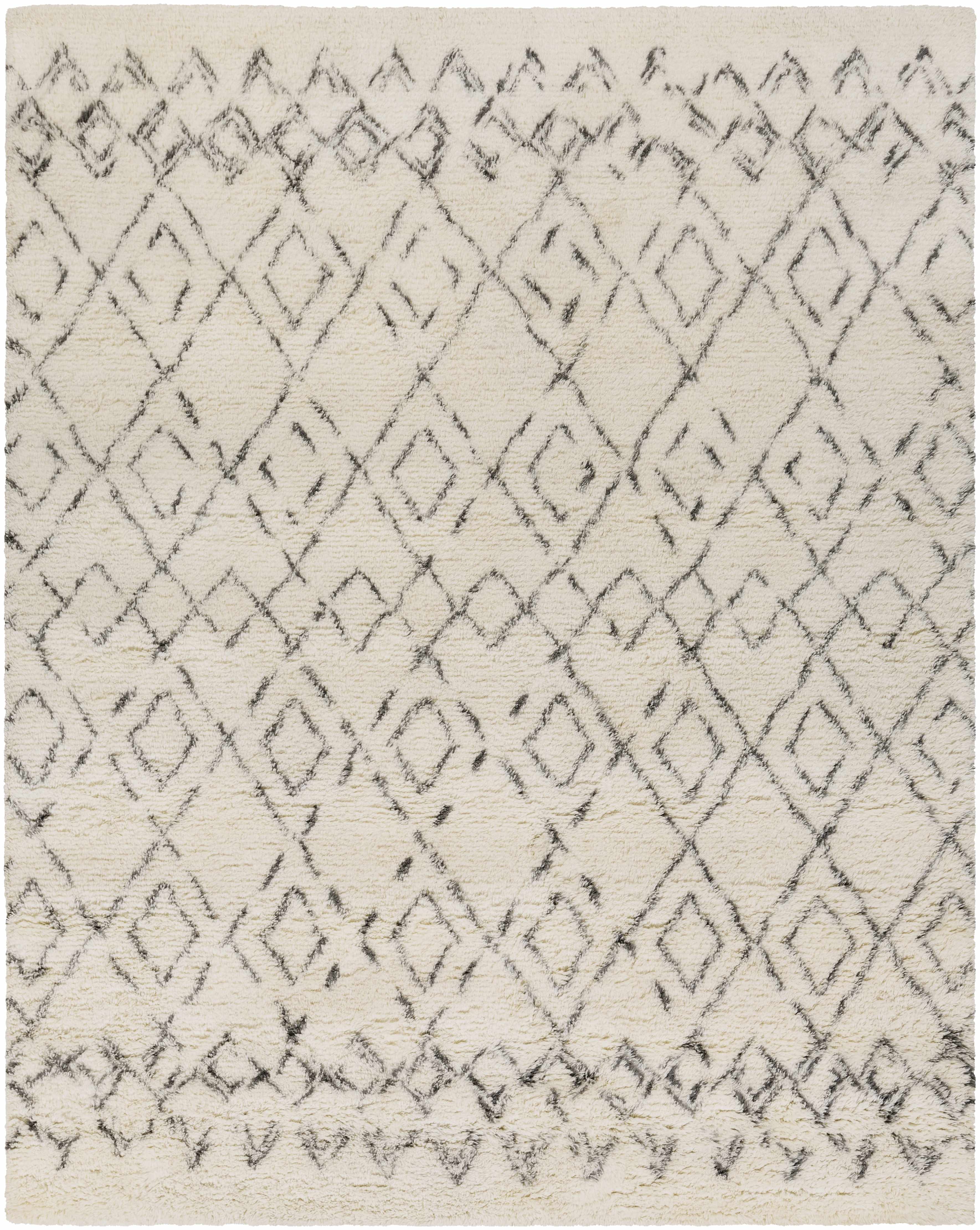 Cotgrave 2x3 Cream Trellis Small Wool Rug - Clearance
