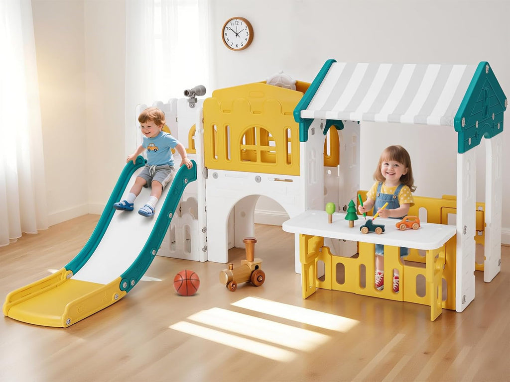 Nine In One Toddler Sliding Playground OutdoorPlayset