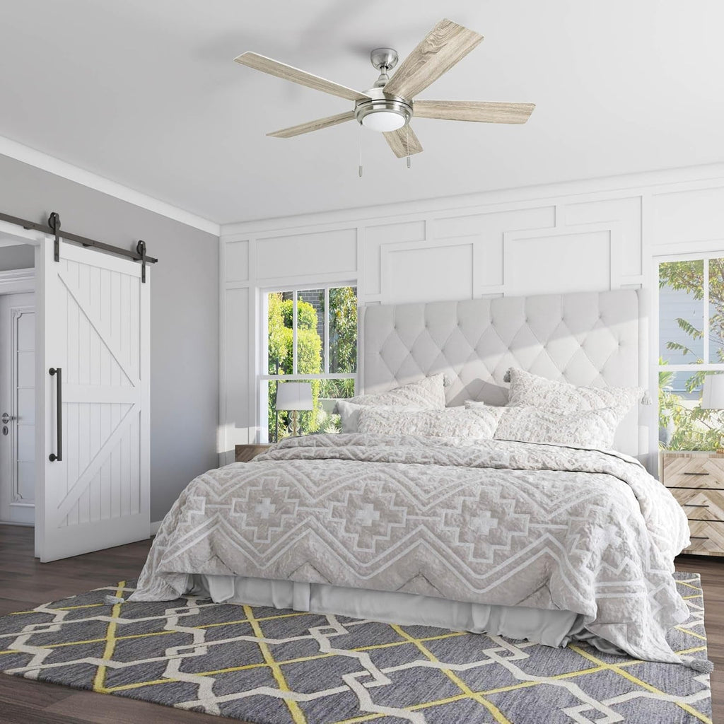 Ventnor 52 Inch Indoor Ceiling Fan LED Light For Rooms-2