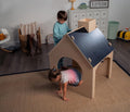 Indoor Montessori Wooden Playhouse With Chalkboard