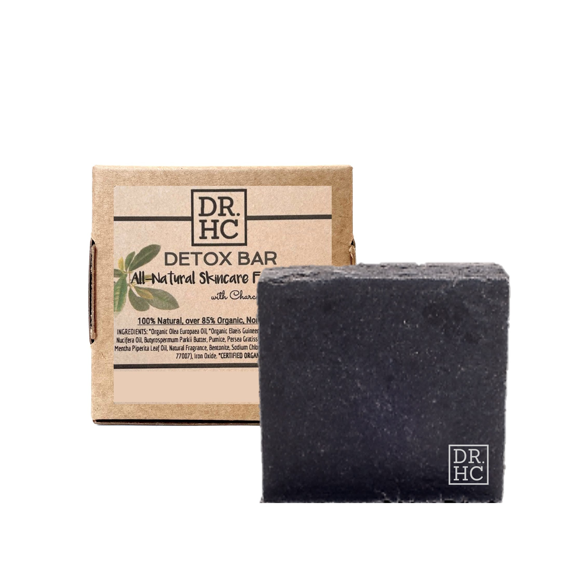 All-Natural Skincare Face Soap - Detox Bar (110g, 3.8oz.)