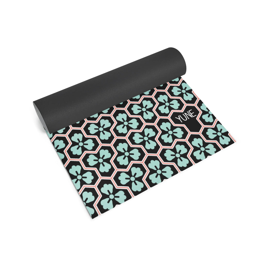 Yoga Mat | 6mm Thick | Black | Non-Slip | Eco Friendly | Yune Yoga | Crow
