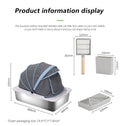 Stainless Steel Cat Litter Box with Lid