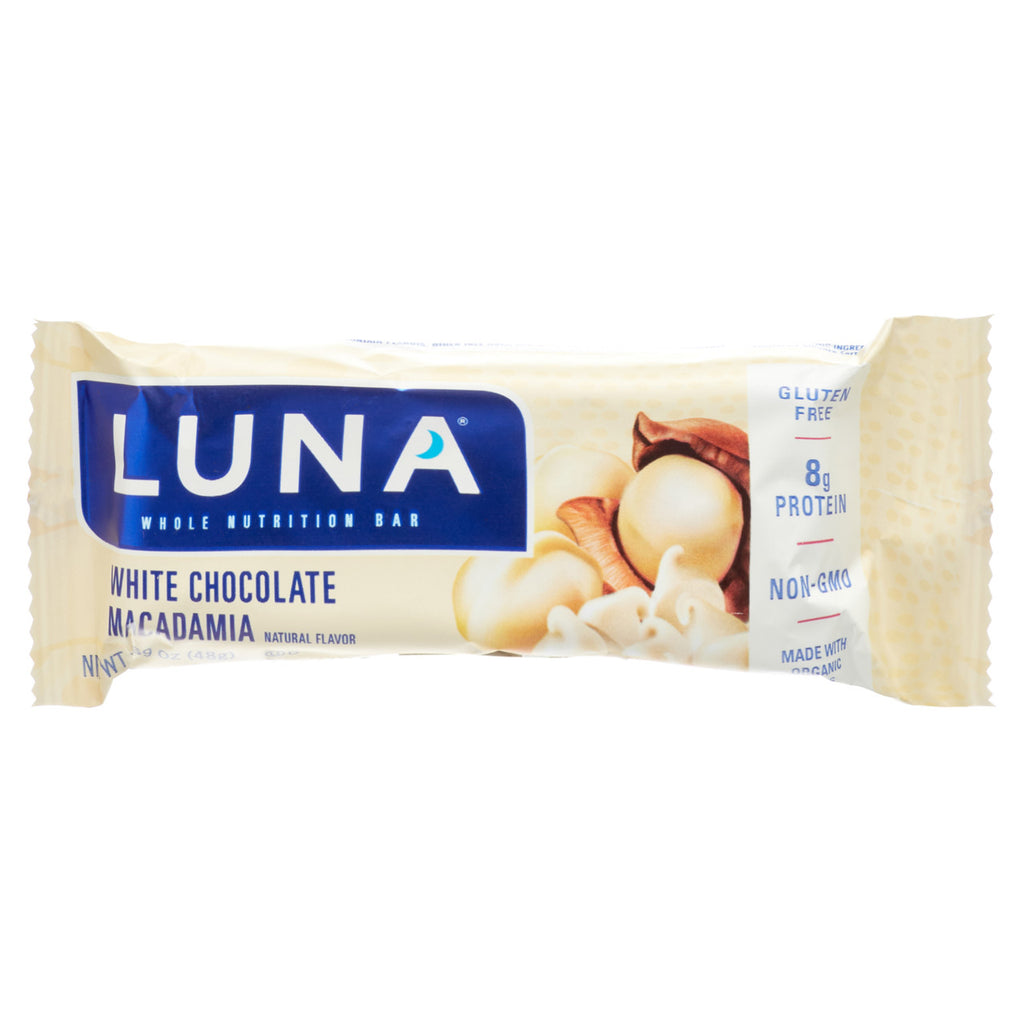 Clif Bar White Choc Macadamia Luna Bar (15x1.69 Oz)