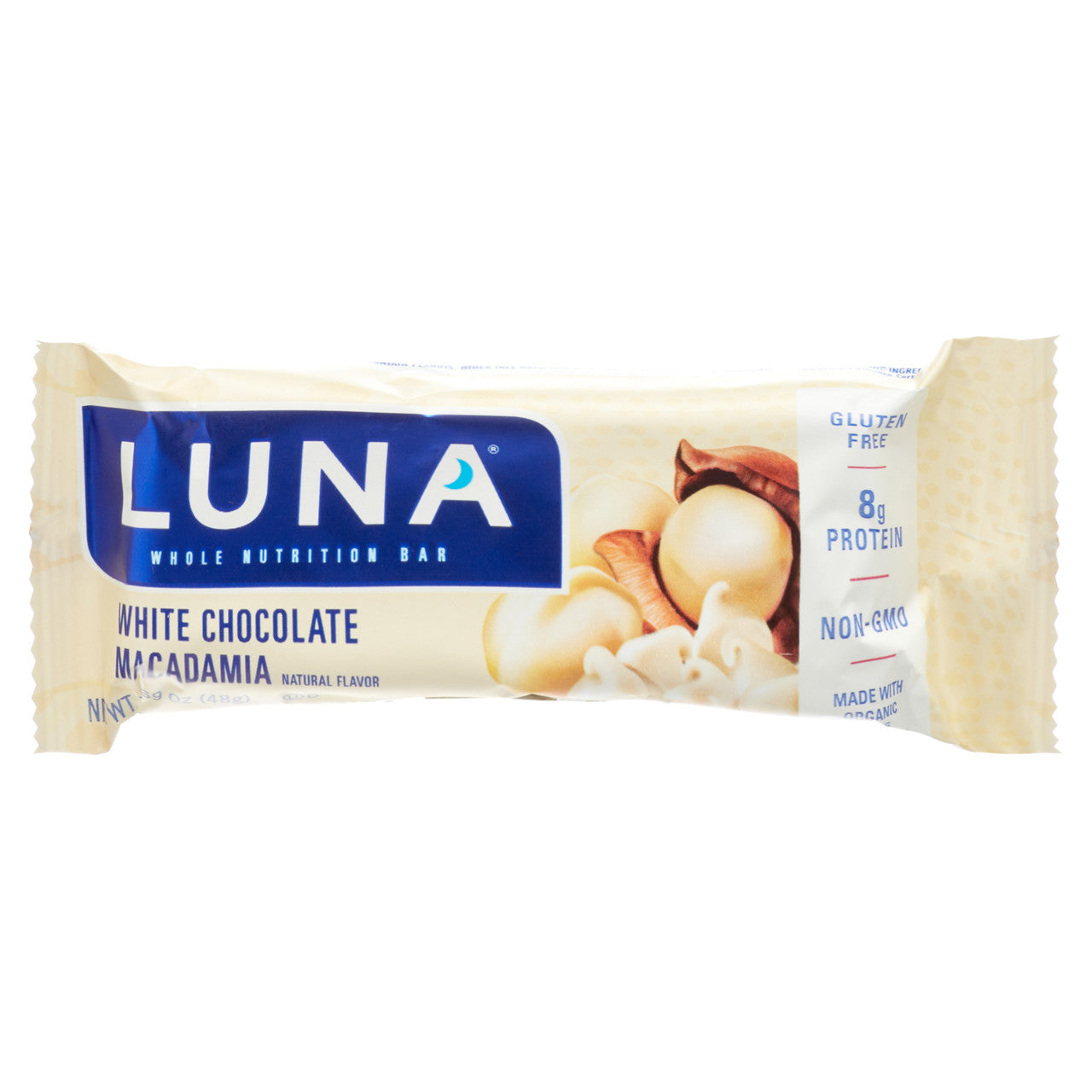 Clif Bar White Choc Macadamia Luna Bar (15x1.69 Oz)