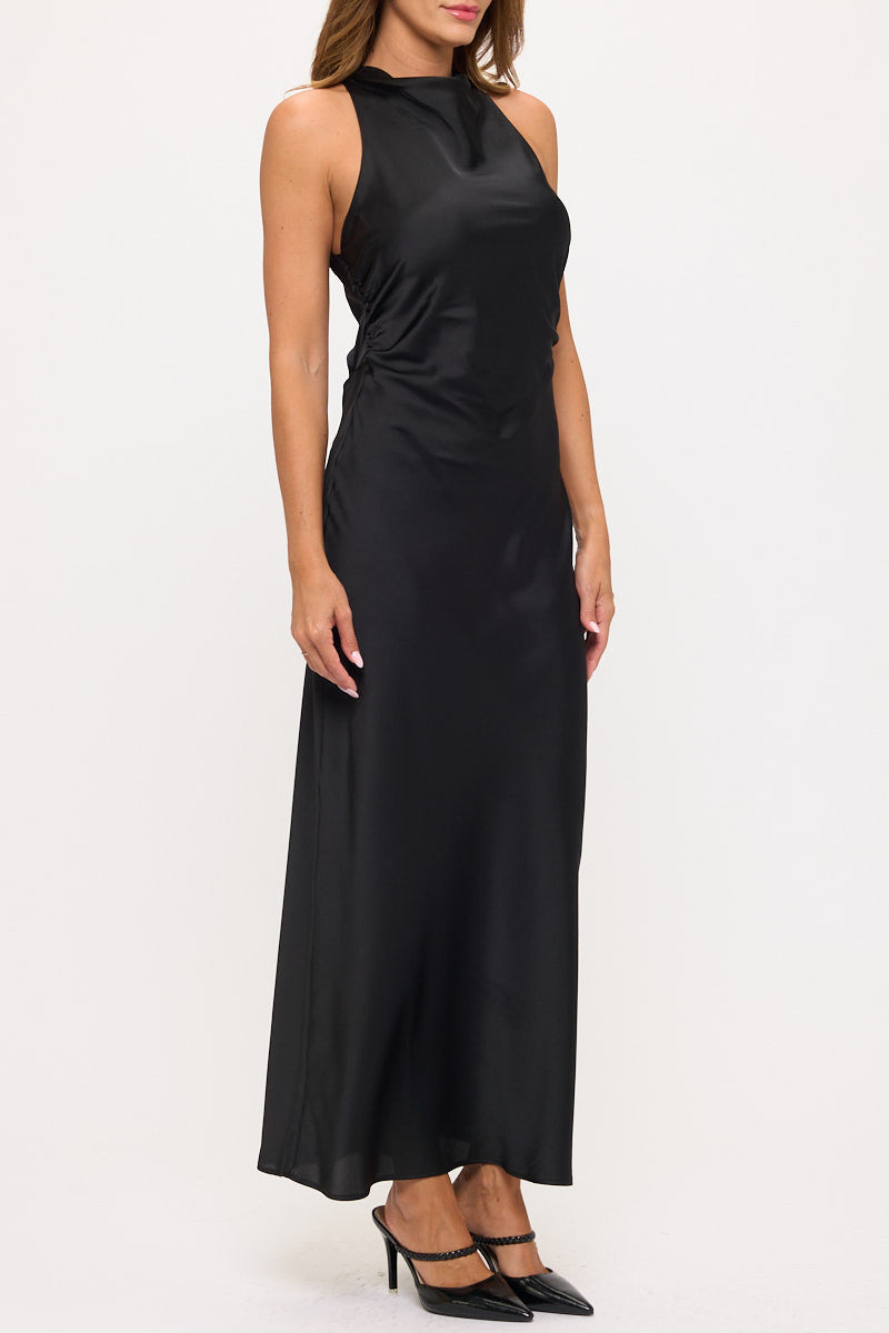 Satin Maxi Dress