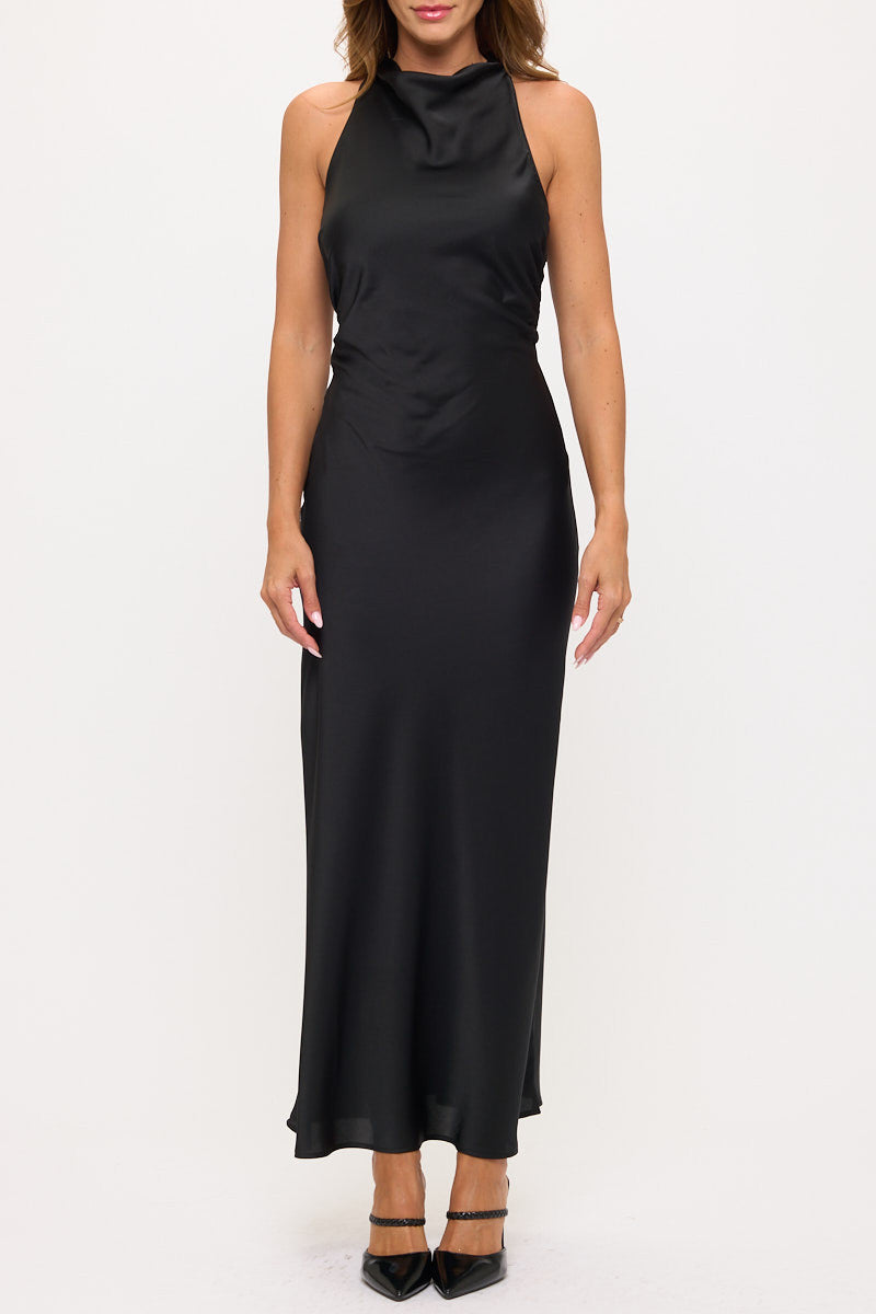 Satin Maxi Dress