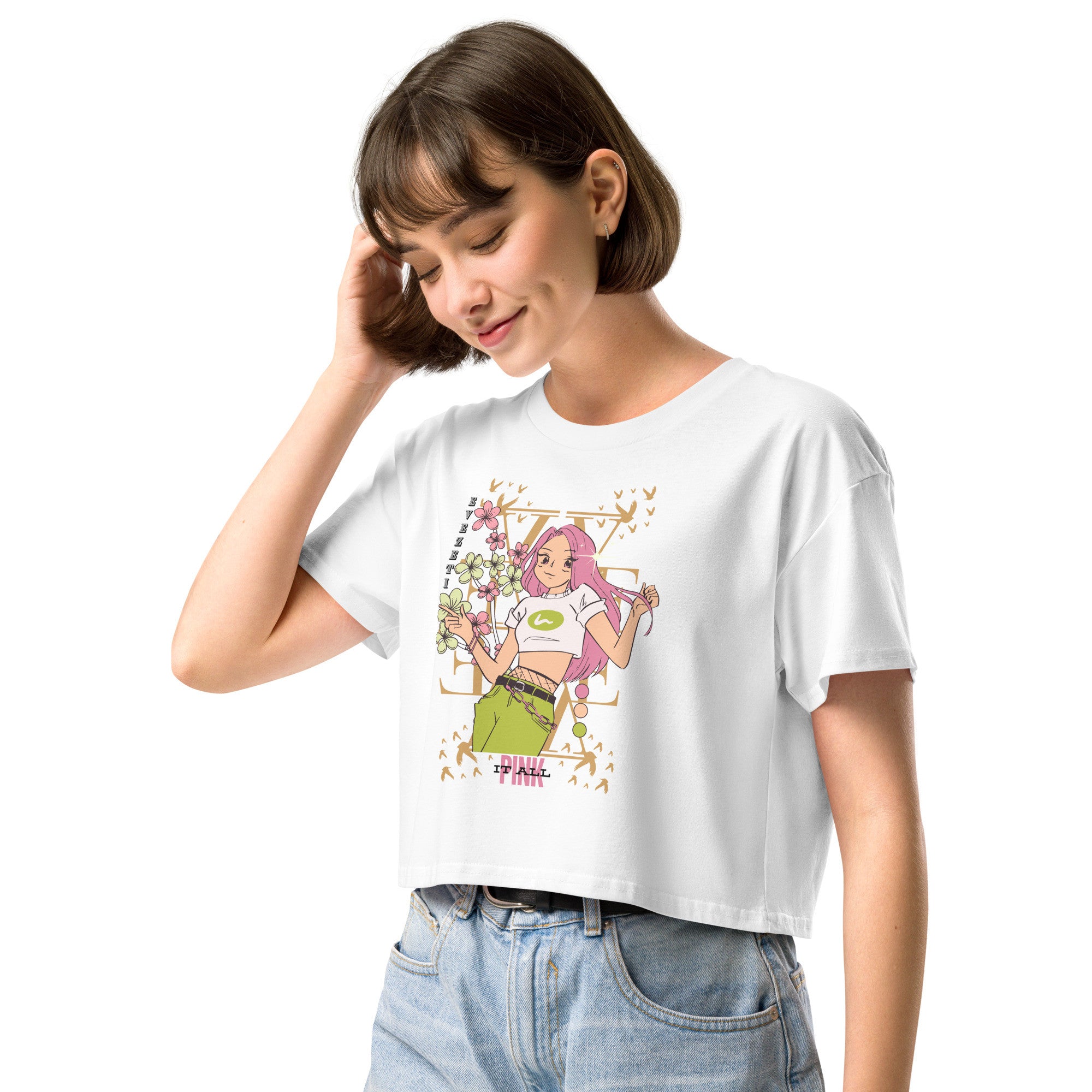 Aphrodite Pink It All Crop Top