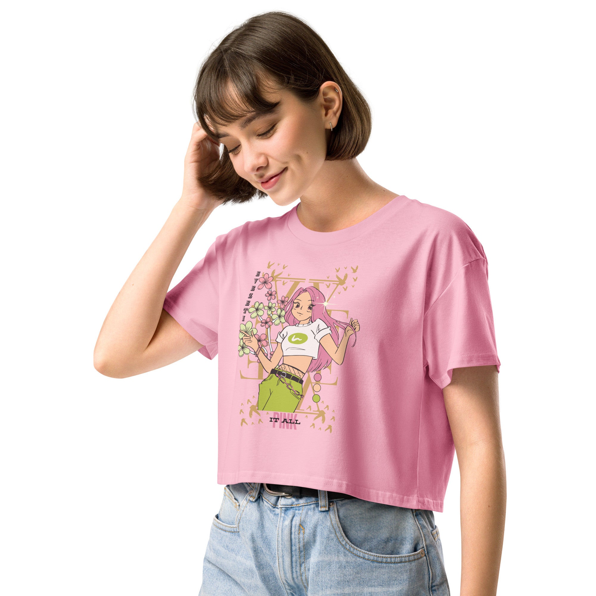 Aphrodite Pink It All Crop Top
