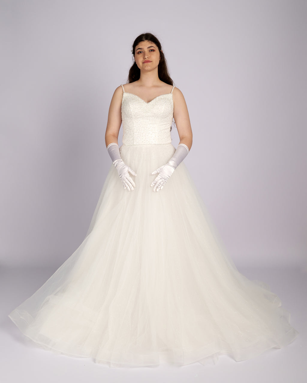 Celestine Crystal Beaded Wedding dress