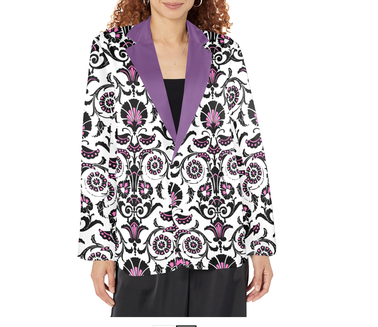 Flowers of Santorini Women's Blazer