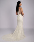 Amaryllis Hand Crystal Beaded Wedding Dress