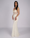 Chelsea Mermaid Spaghetti Straps Bridal Dress νυφικά φορεματα