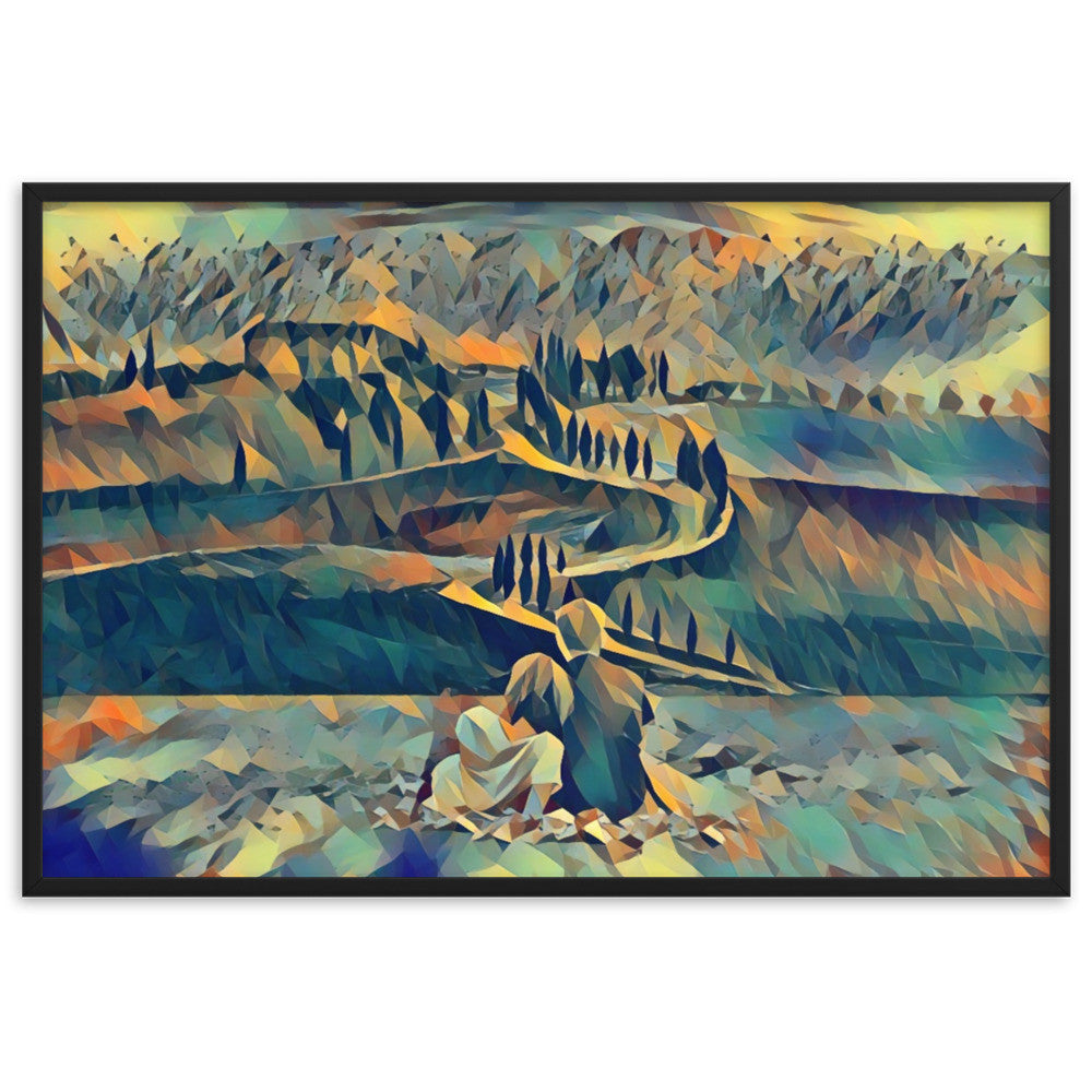 SEEING THE DAWN THROUGH THE DREAM SUPERIOR Framed Poster