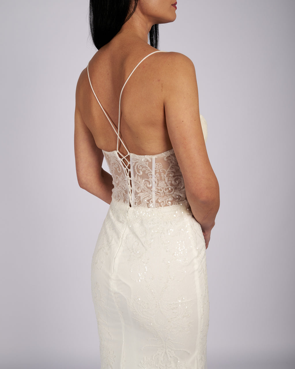 Chelsea Mermaid Spaghetti Straps Bridal Dress νυφικά φορεματα