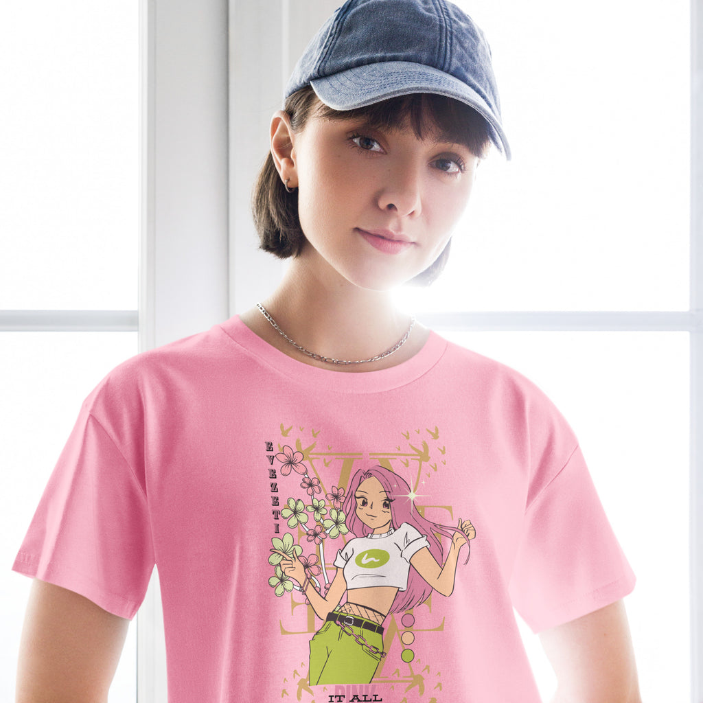 Aphrodite Pink It All Crop Top