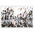 DANCE ME LIKE THE RAIN THAT BURNING OUT THE FIRE AROUND ME Framed Poster