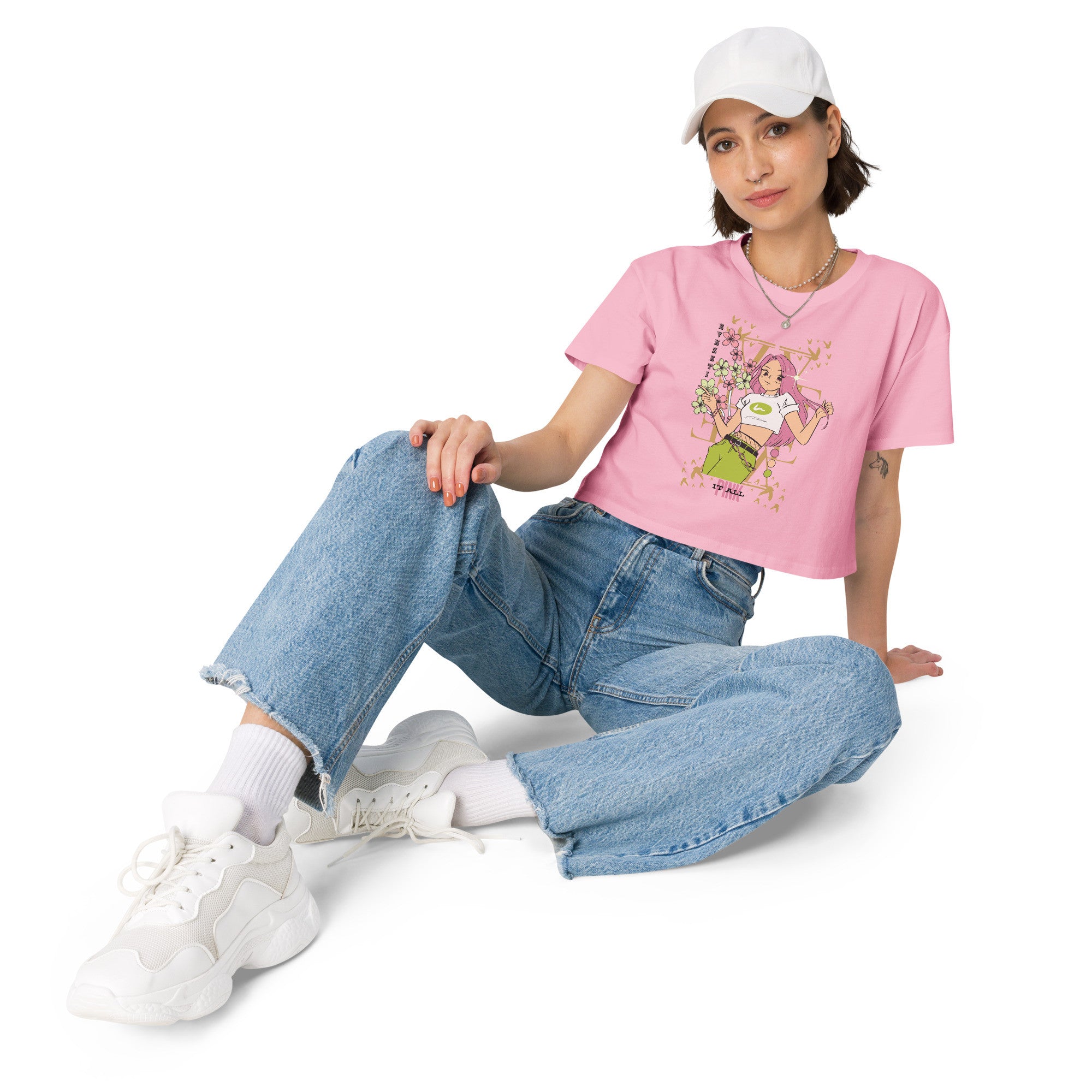 Aphrodite Pink It All Crop Top