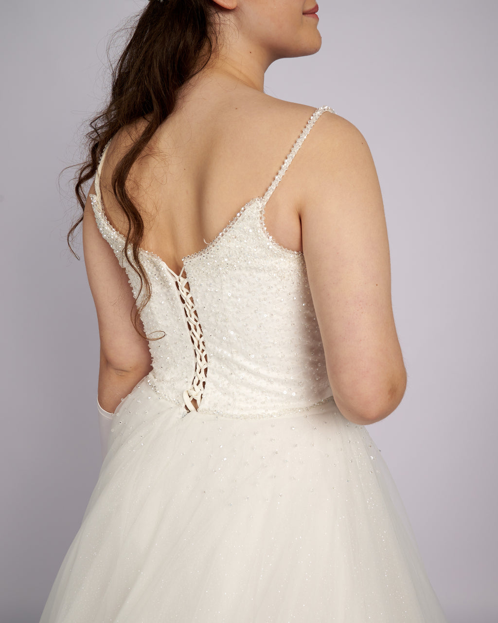 Celestine Crystal Beaded Wedding dress