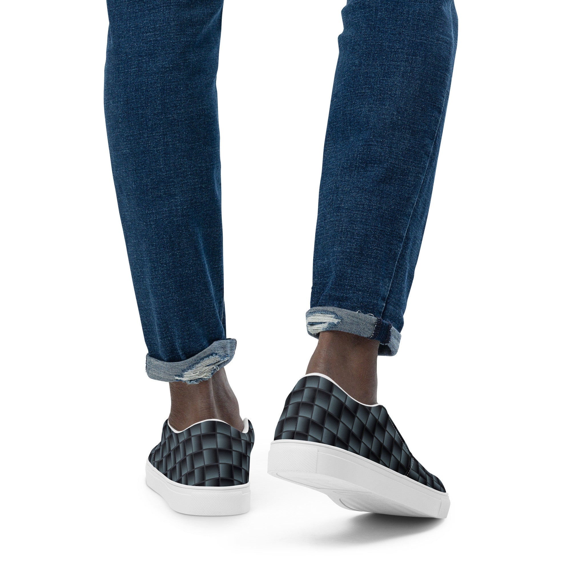 Carbon Men’s slip-on canvas shoes