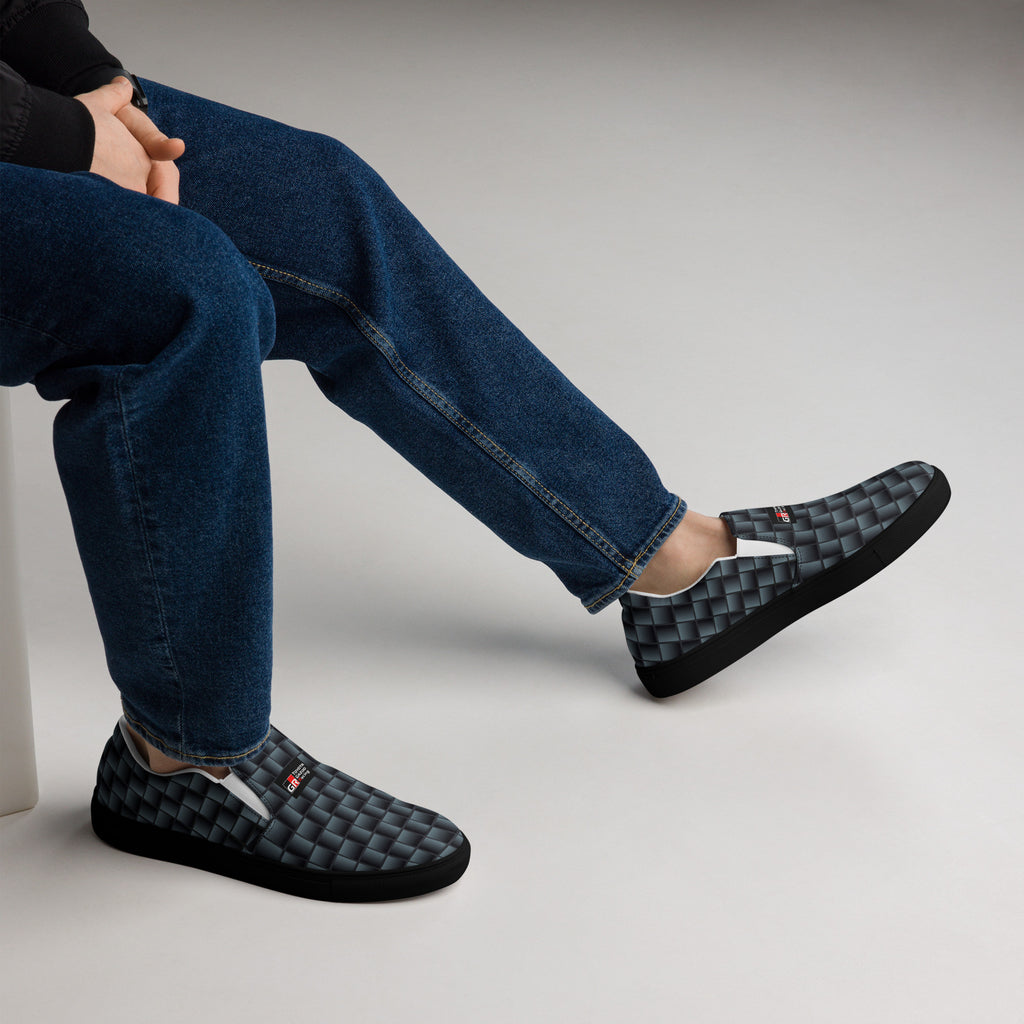Carbon Men’s slip-on canvas shoes
