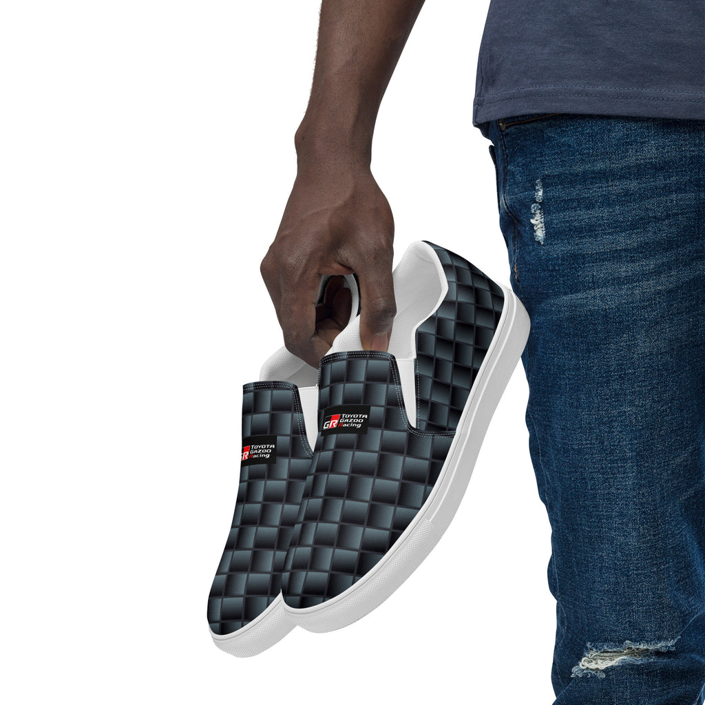 Carbon Men’s slip-on canvas shoes