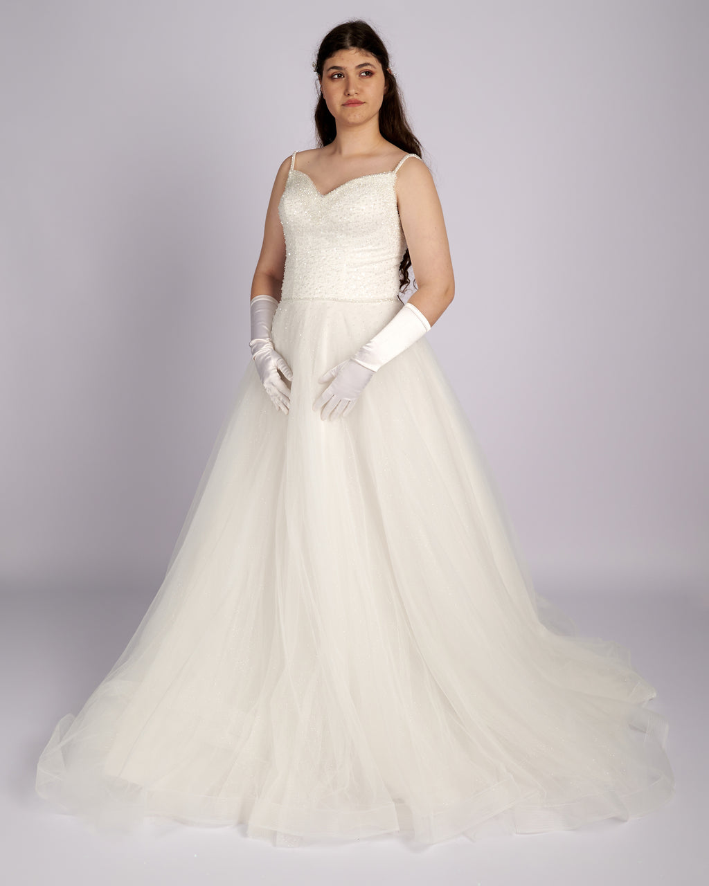 Celestine Crystal Beaded Wedding dress