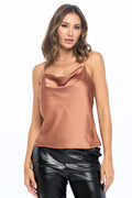 Silky Satin Print Tank Top-0