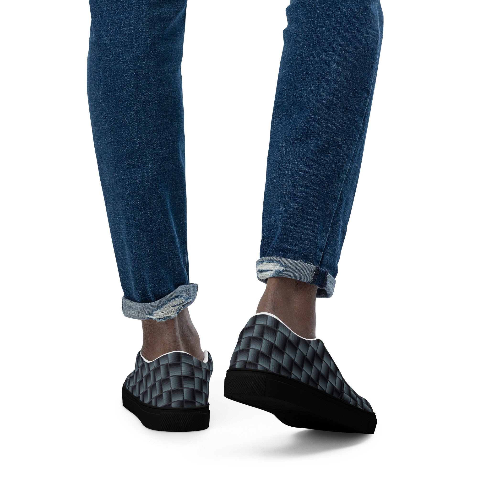 Carbon Men’s slip-on canvas shoes