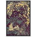 WHEN POSEIDON ASKED THE WAVES TO DANCE TALE Framed Poster