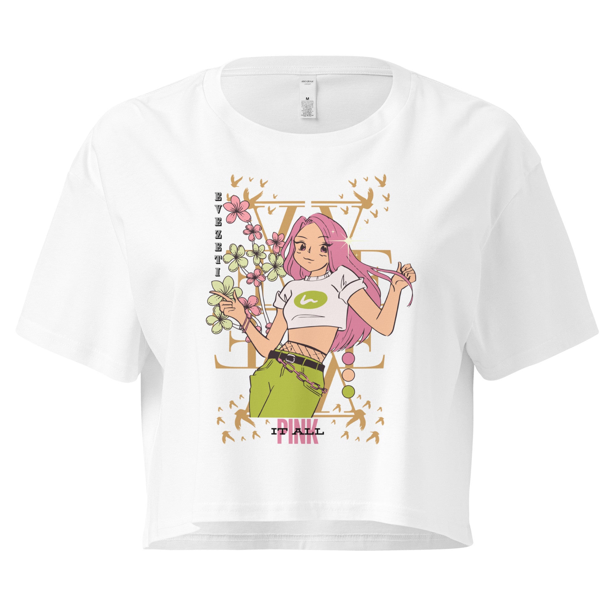 Aphrodite Pink It All Crop Top