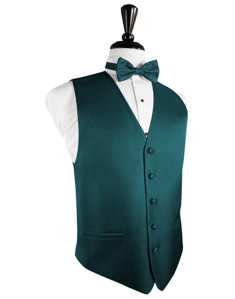 Herringbone Tuxedo Vest 6