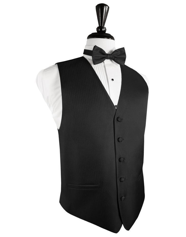 Herringbone Tuxedo Vest