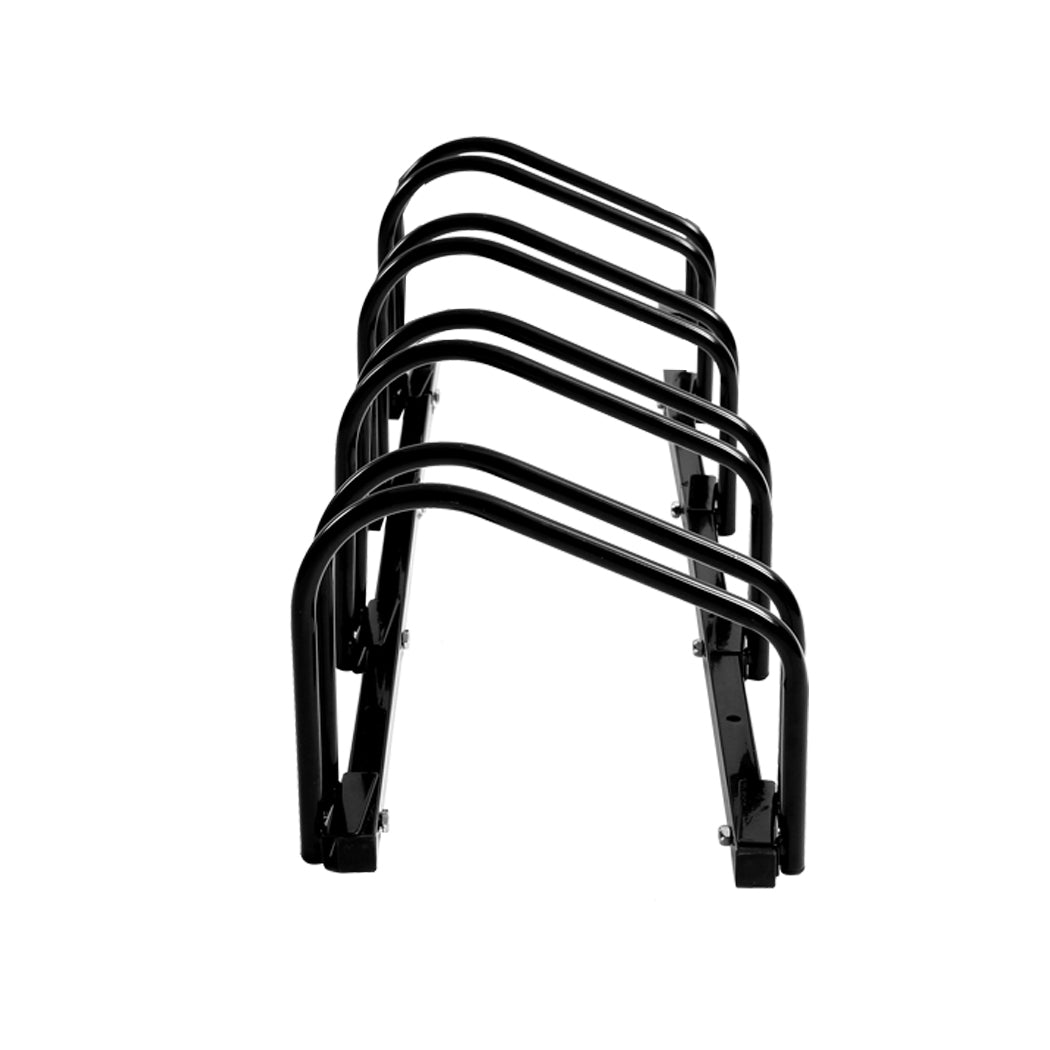 4 Bikes Stand Bicycle Bike Rack Floor