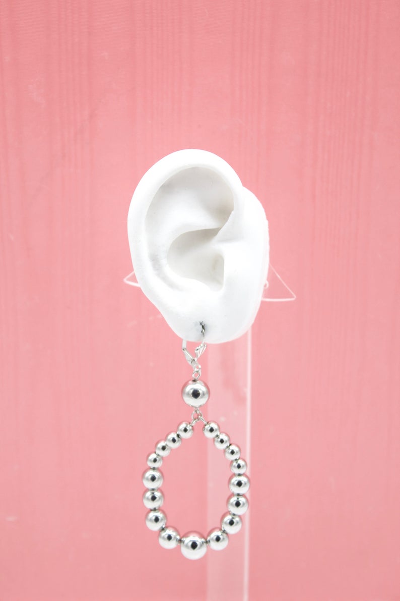 18K Gold Filled Beaded Earrings (K78)