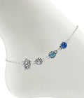 Turtle Crystal Anklet